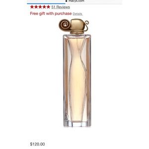 Givenchy organza 3.3 fl oz perfume.